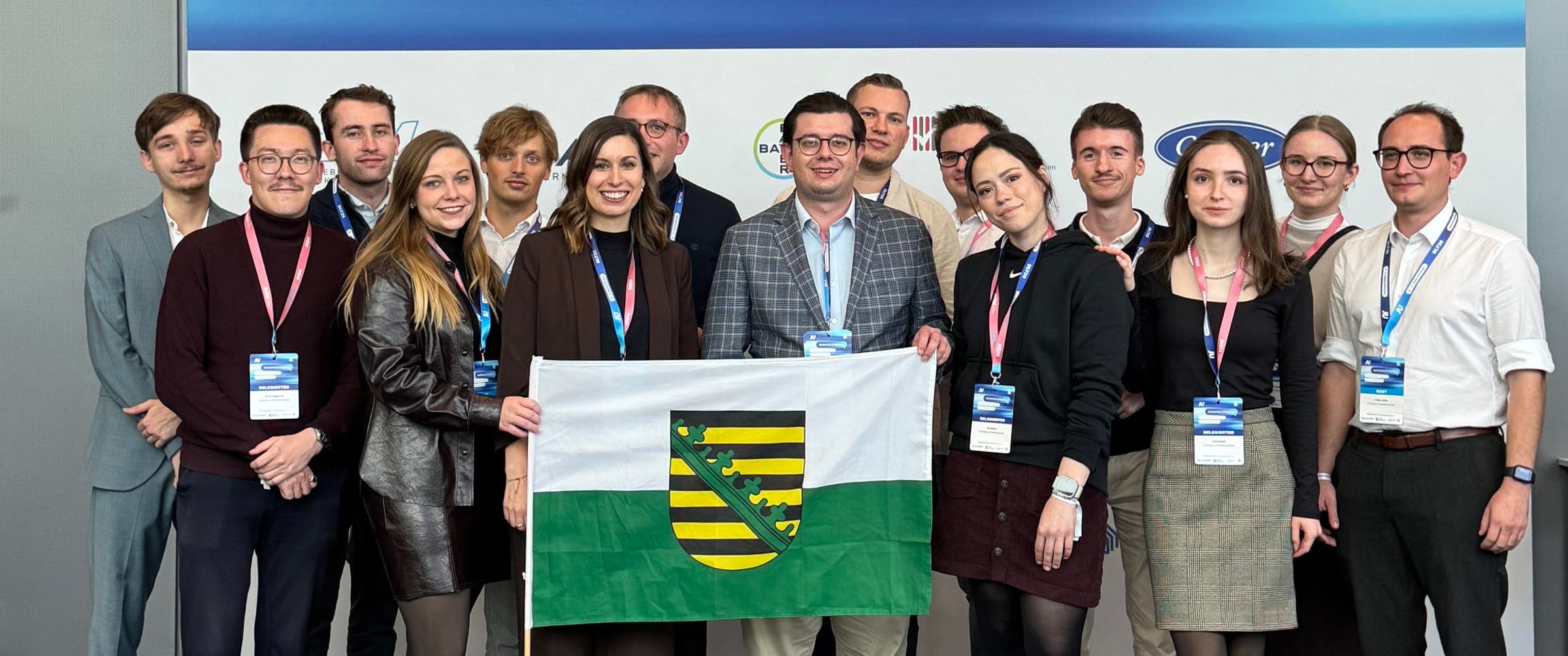Die sächsische Delegation auf dem Deutschlandtag 2026 in Bonn